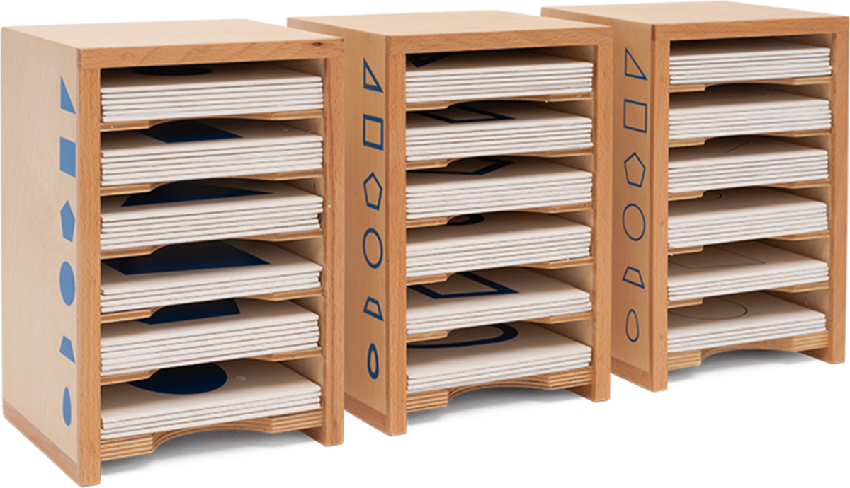 Продукт Nowa Szkola Шкаф с карти на геометрични фигурина ниска цена с бърза доставка - BestPC.BG