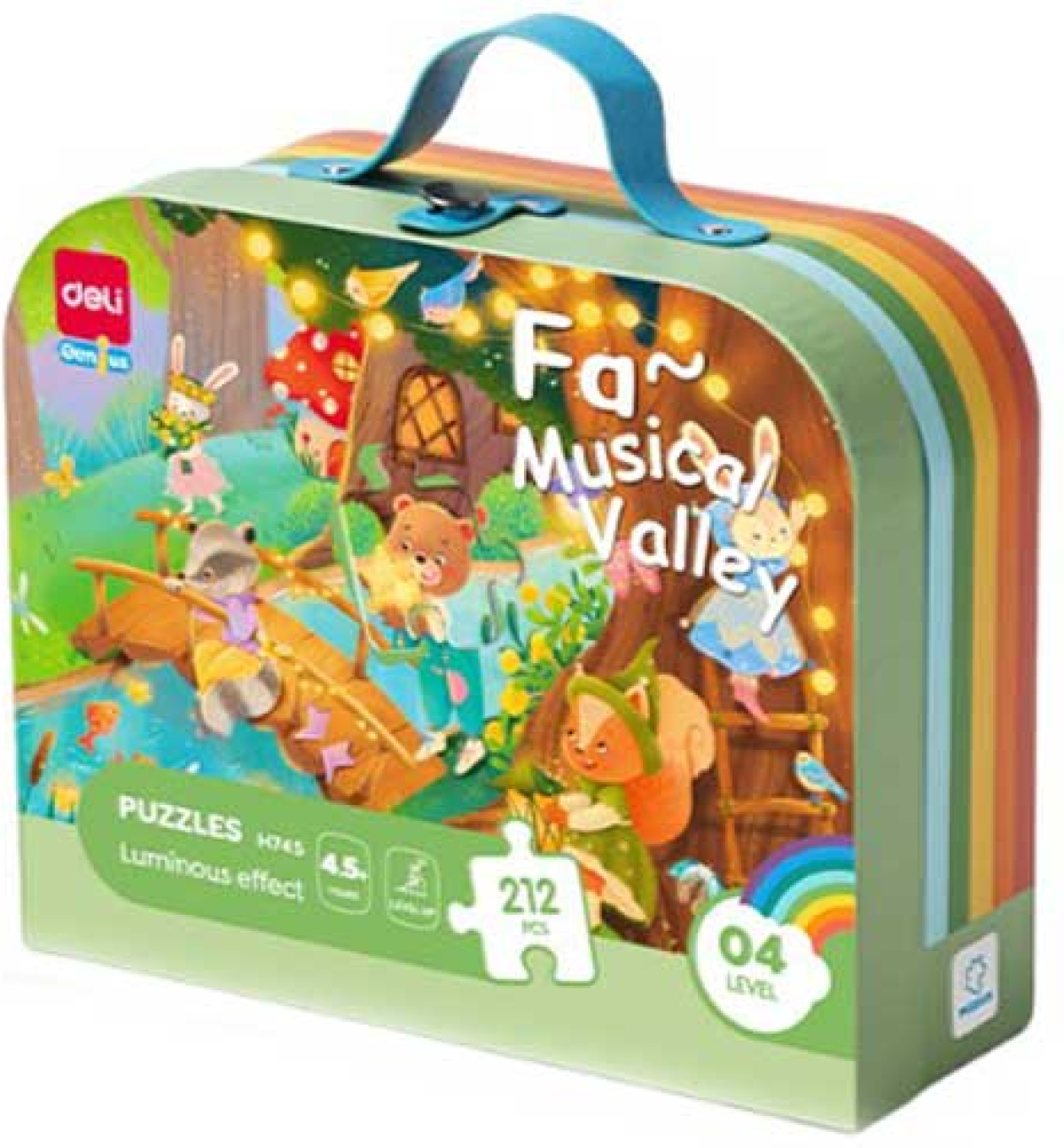 Deli Пъзел - Долината на музиката Genius, в куфарче, 212 частина ниска цена с бърза доставка - BestPC.BG