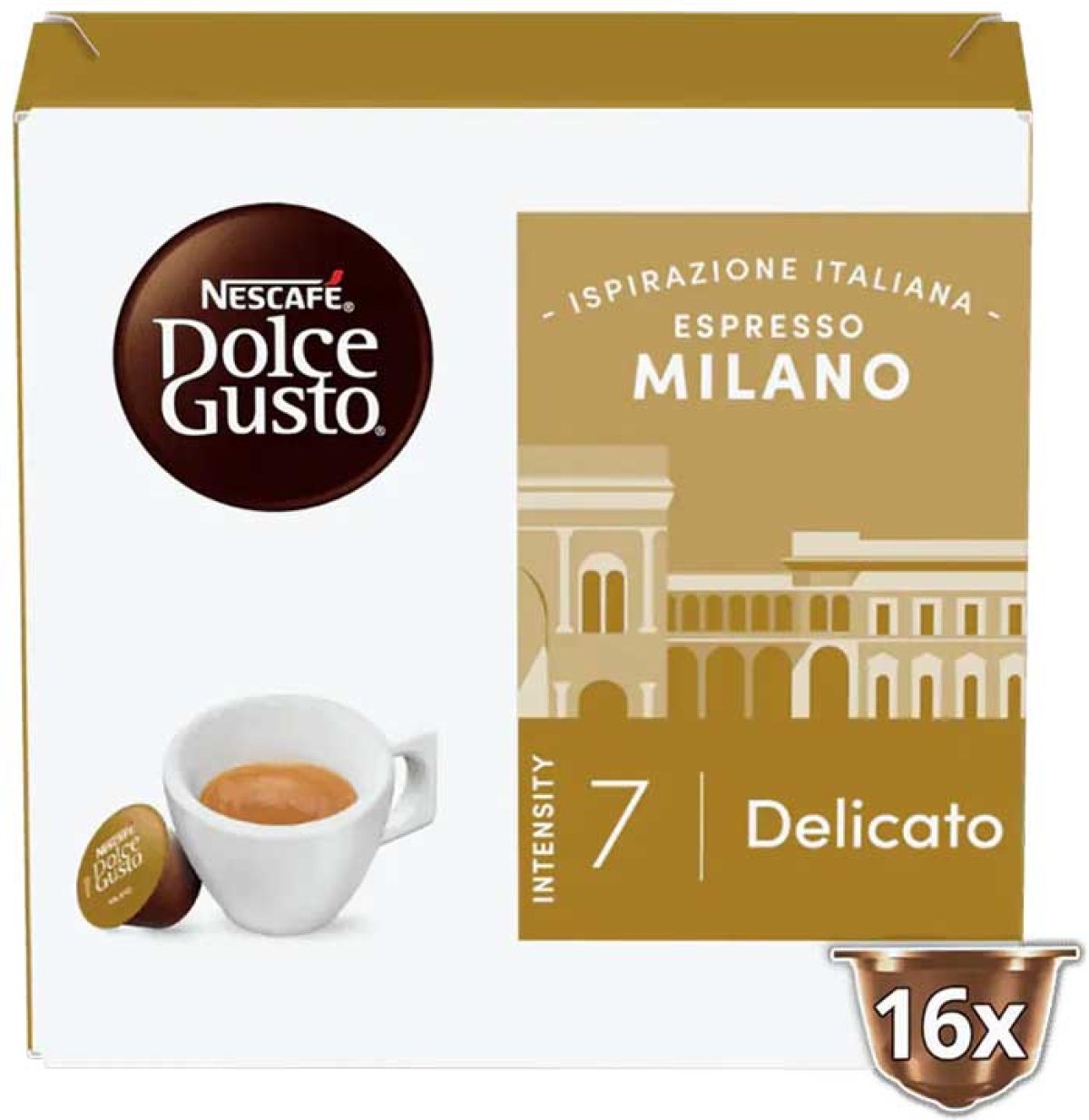 Nescafé Dolce Gusto Кафе капсула Milano, 16 брояна ниска цена с бърза доставка - BestPC.BG