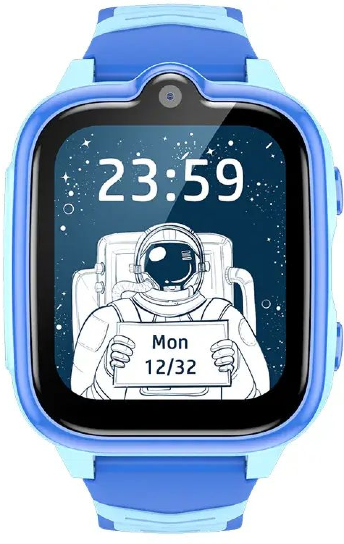 Смарт часовник Blackview Z10, 1.83" 284 x 240, уеб камера, 802.11 b/g/n, ВТ 5.0, 4G, Nano-SIM, 680 mAh, Синна ниска цена с бърза доставка - BestPC.BG
