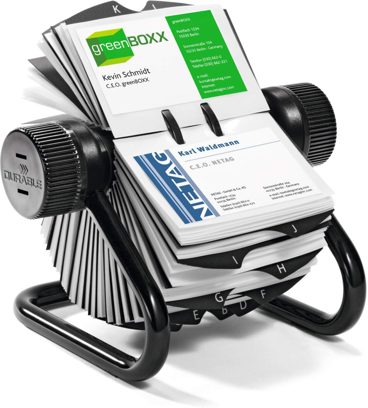 Durable Визитник Visifix, ротационен, черенна ниска цена с бърза доставка - BestPC.BG