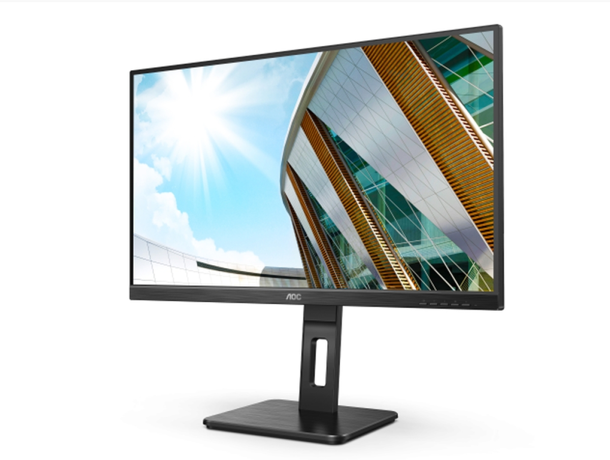 Монитор AOC 27P2Q, 27" IPS WLED, 1920x1080@75Hz, 4ms GtG, 300cd m/2, 1000:1, 50M:1 DCRна ниска цена с бърза доставка - BestPC.BG