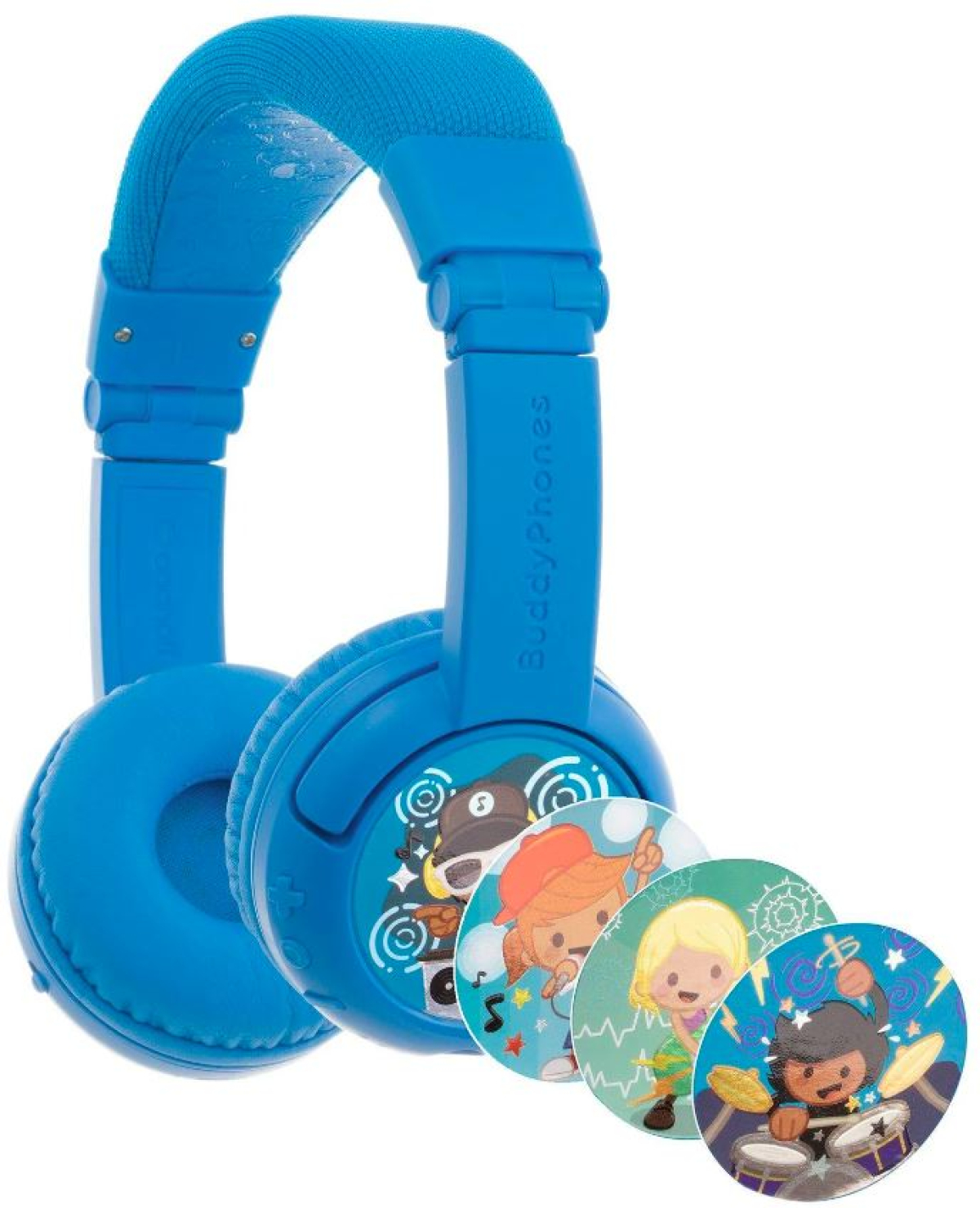 BuddyPhones Play+ детски слушалки, Bluetooth, USB-C, синина ниска цена с бърза доставка - BestPC.BG