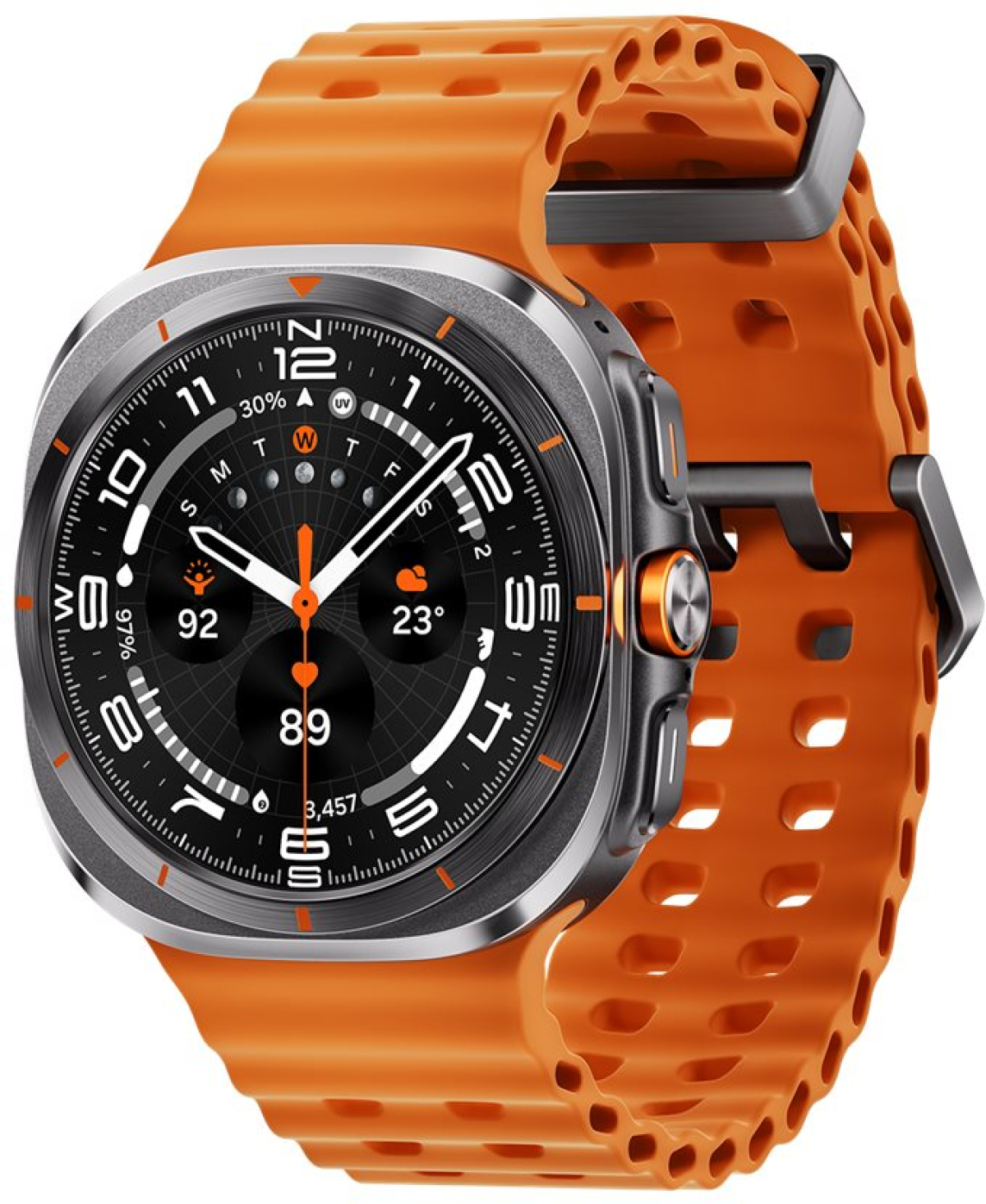 Смарт часовник SAMSUNG SM-L705F GALAXY Watch Ultra LTE 47mm Оранжев/Сивна ниска цена с бърза доставка - BestPC.BG