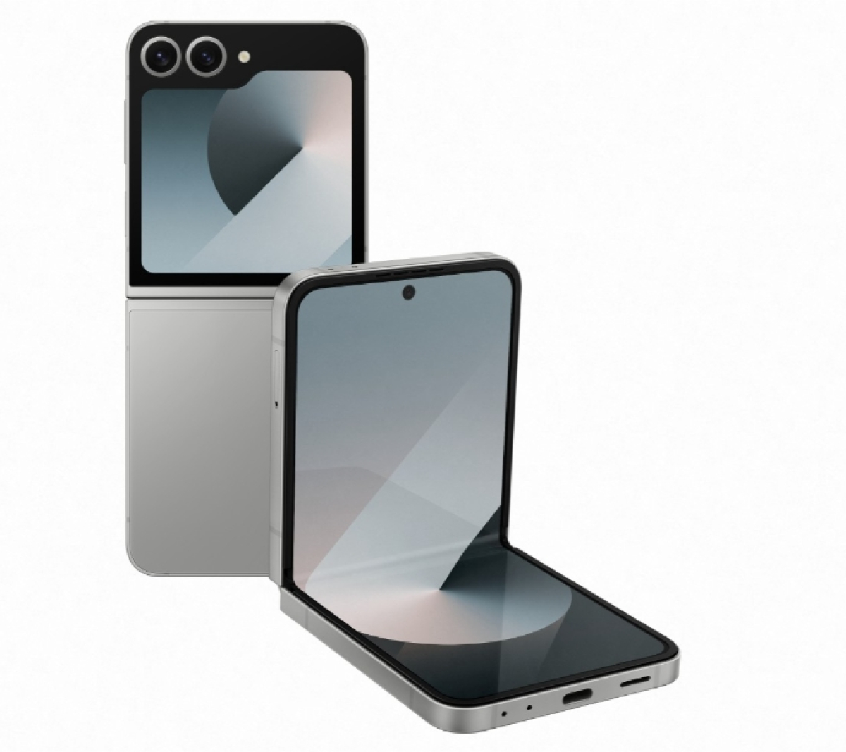 Смартфон Samsung SM-F741 GALAXY Flip 6 5G 512GB 12GB RAM Dual SIM Silverна ниска цена с бърза доставка - BestPC.BG