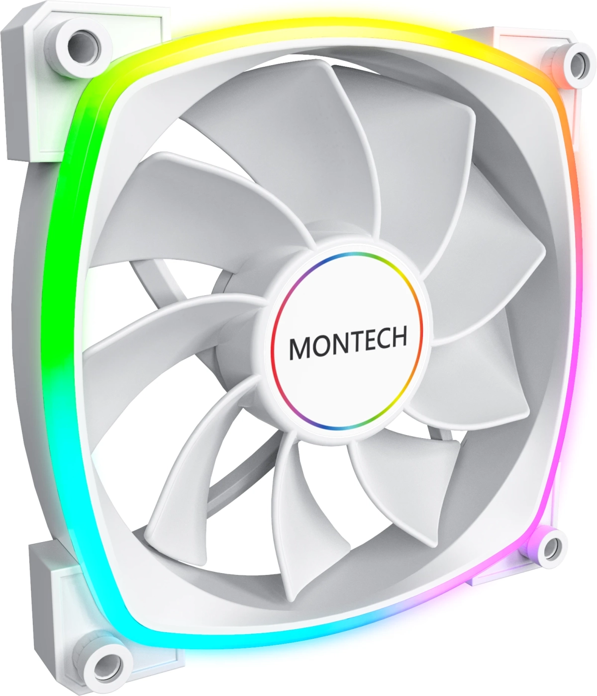 Вентилатор Montech RX140 PWM, REVERSE Fan, 140мм, ARGB, Whiteна ниска цена с бърза доставка - BestPC.BG