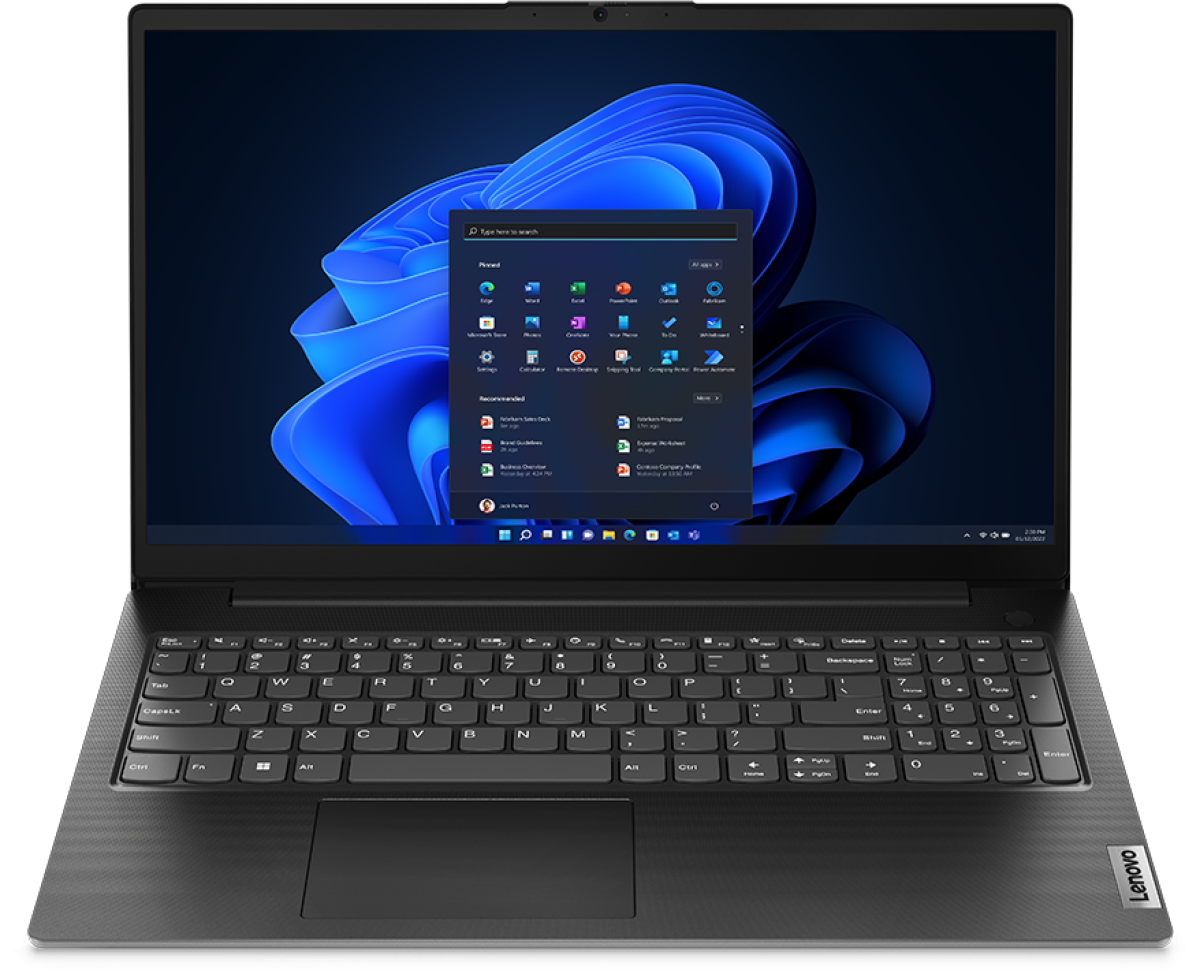 Лаптоп Lenovo V15 G4 AMN, 15.6", Full HD, AMD Ryzen 5 7520U, AMD Radeon 610M, 16 GB, 512 GB SSD, Без OS, Черенна ниска цена с бърза доставка - BestPC.BG