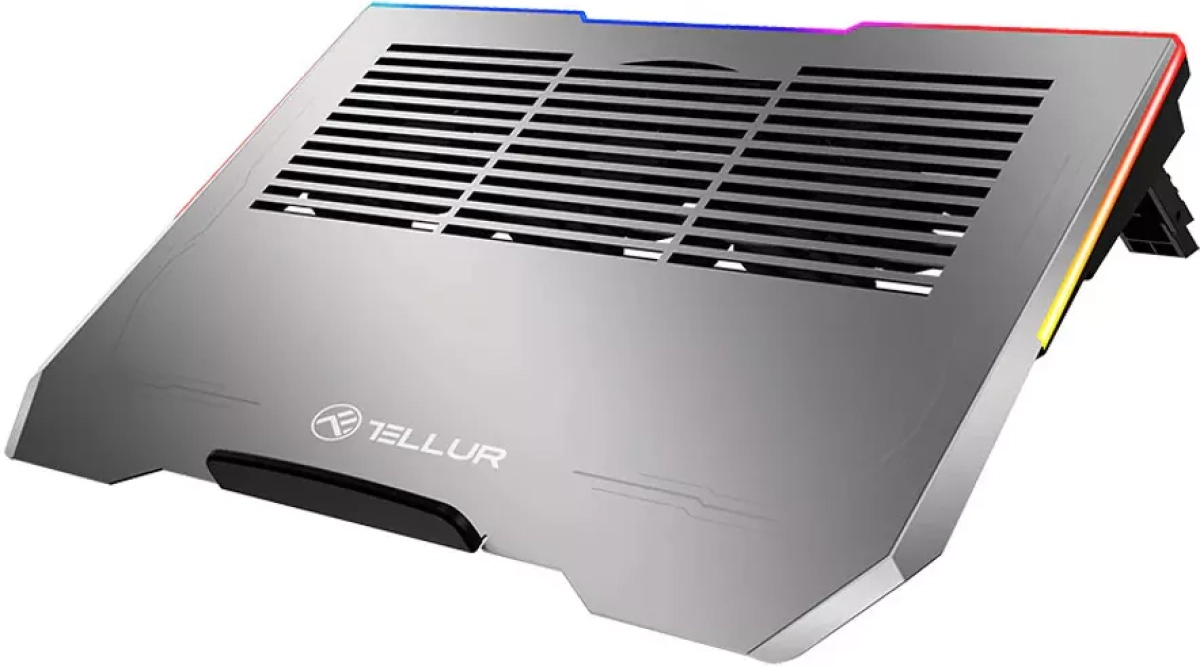 Поставка за лаптоп Tellur Shade охладител за лаптоп, 17.3", сивна ниска цена с бърза доставка - BestPC.BG