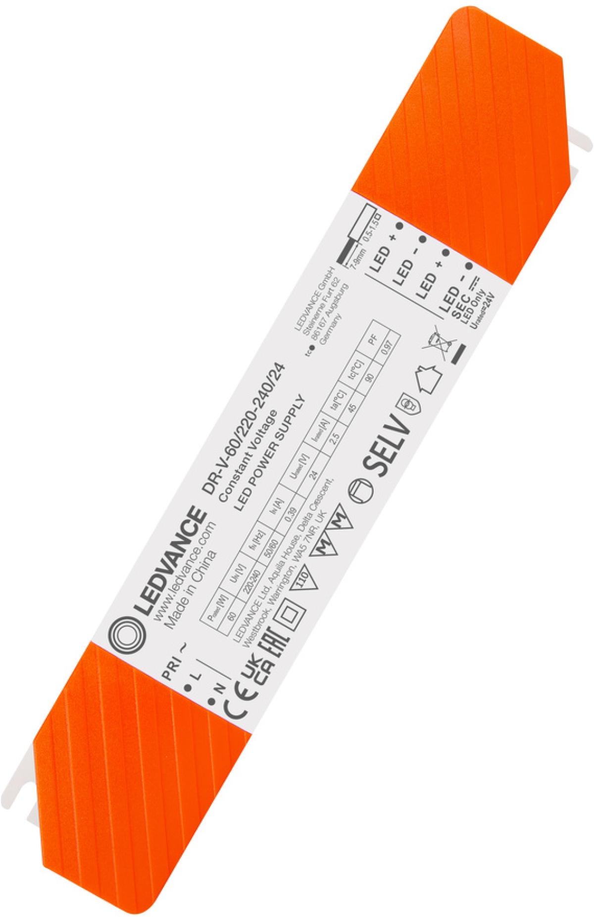 Аксесоар за LED лента LED захранване DR-VAL 60W/220-240V 1400mA, 24VDCна ниска цена с бърза доставка - BestPC.BG