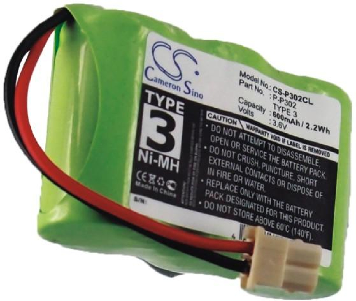 Батерия за телефон 3* 1-2АА 3.6V NiMH 600mAh GPT279 KX-A36A Cameron Sinoна ниска цена с бърза доставка - BestPC.BG