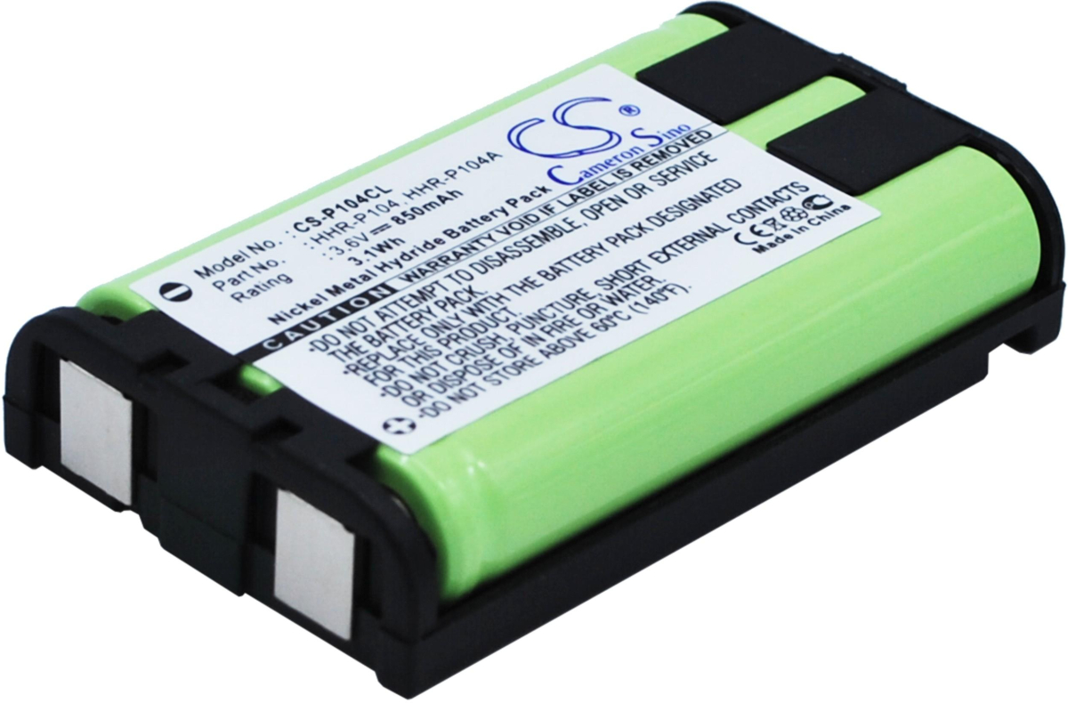 Батерия за телефон 3.6V NiMH 850mAh HHR-P104 Panasonic KX-TG5452M Cameron Sinoна ниска цена с бърза доставка - BestPC.BG