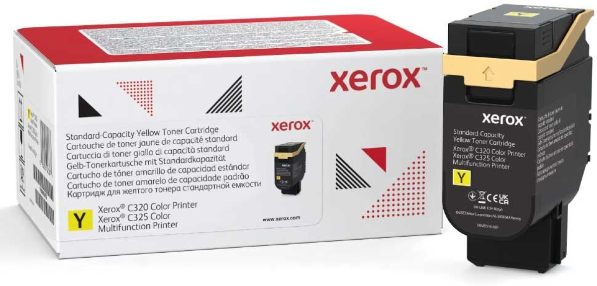Тонер за лазерен принтер Xerox C320-C325 Standard-Capacity Yellow Toner Cartridge 1.8Kна ниска цена с бърза доставка - BestPC.BG