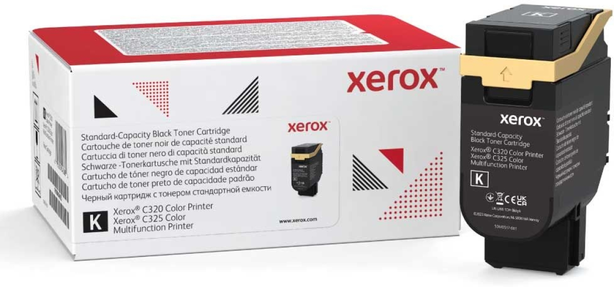 Тонер за лазерен принтер Xerox C320-C325 Standard-Capacity Black Toner Cartridge 2.2Kна ниска цена с бърза доставка - BestPC.BG