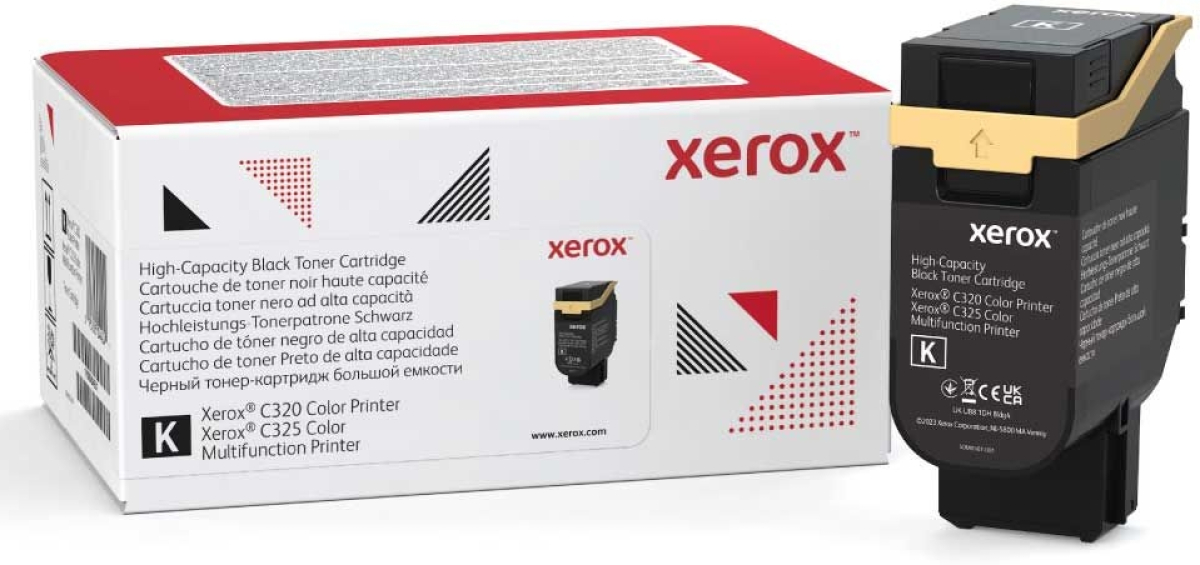 Тонер за лазерен принтер Xerox C320-C325 High-Capacity Black Toner Cartridge 8Kна ниска цена с бърза доставка - BestPC.BG