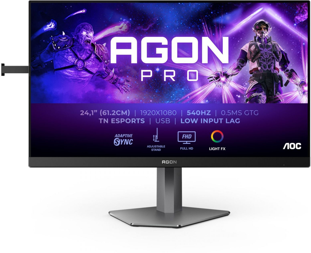 Монитор Геймърски AOC AG246FK, Gaming monitor, Ultra-Fast TN eSports panel, AG, 16:9, FHD 1920x1080, 400cd/m2, 2x HDMI, DisplayPortна ниска цена с бърза доставка - BestPC.BG