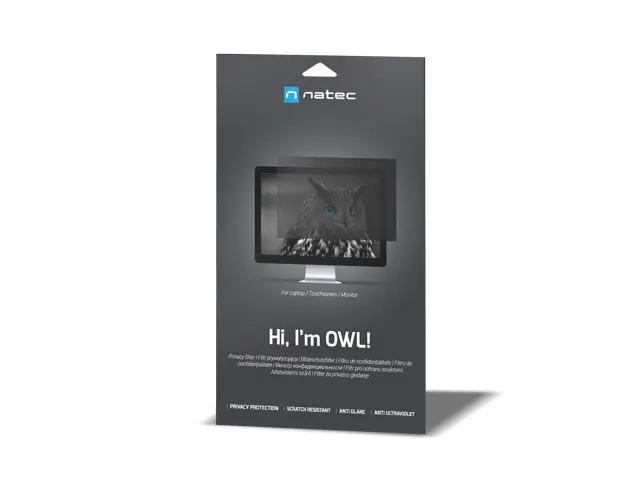 Други Natec Privacy Filter, Owl, 14", 16:9на ниска цена с бърза доставка - BestPC.BG