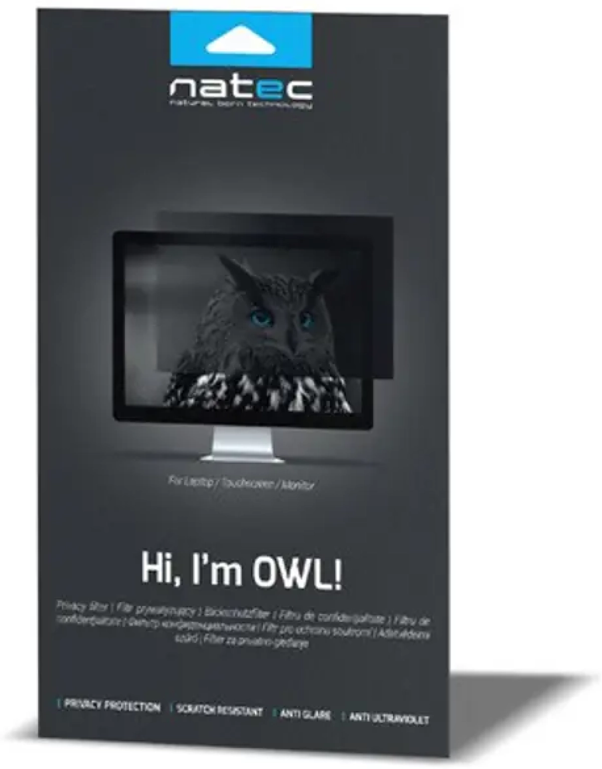 Други Natec Privacy Filter, Owl, 23.8", 16:9на ниска цена с бърза доставка - BestPC.BG