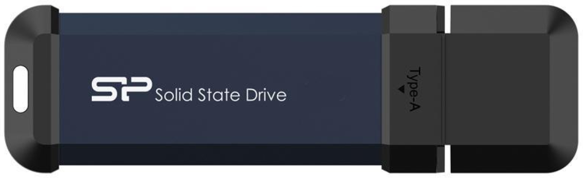 SSD външен USB Памет Silicon Power MS60 Blue 500GB, USB-A 3.2 Gen2на ниска цена с бърза доставка - BestPC.BG