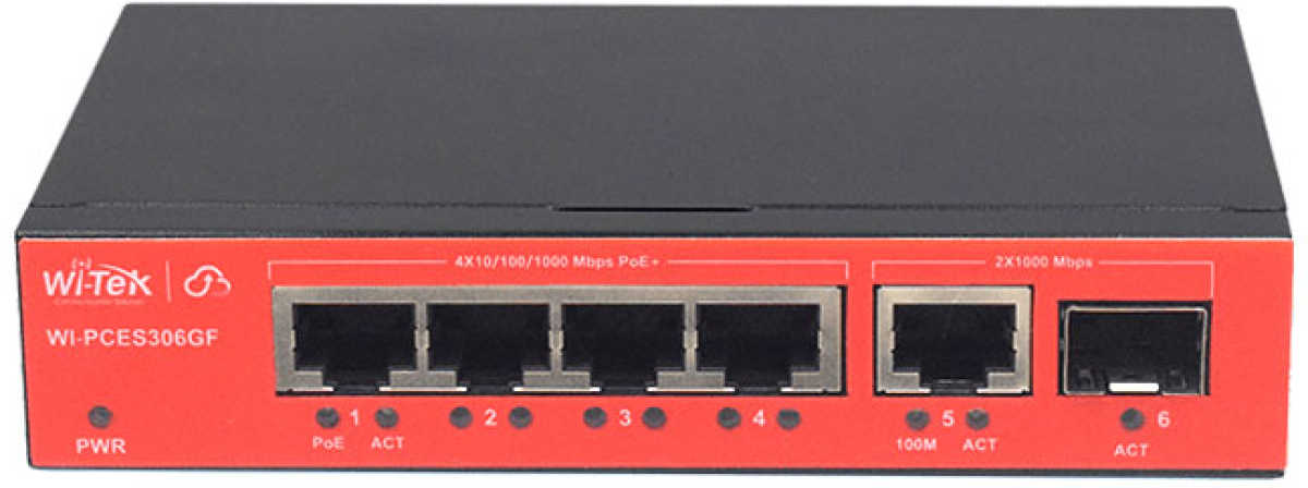 Комутатор/Суич Wi-Tek WI-PCES306GFна ниска цена с бърза доставка - BestPC.BG