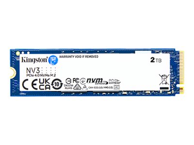 SSD KINGSTON 2000GB NV3 M.2 2280 PCIe 4.0 NVMe SSDна ниска цена с бърза доставка - BestPC.BG