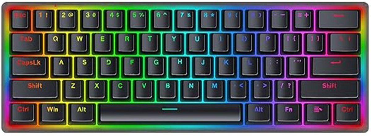 Механична RGB геймърска клавиатура Redragon Akali K642-RGBна ниска цена с бърза доставка - BestPC.BG