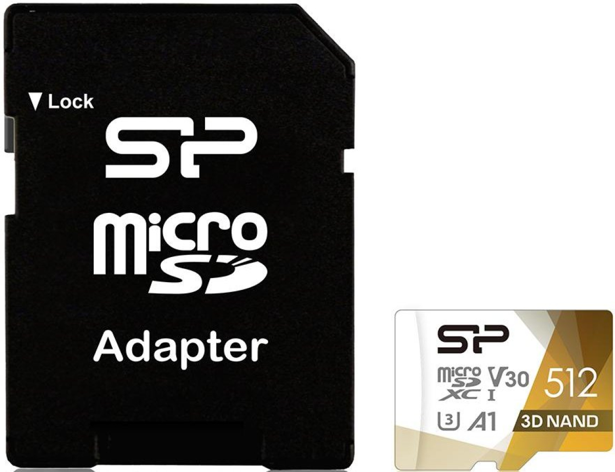 ilicon Power Superior Pro, 512GB, microSDXC, Клас 10, UHS-I, U3, V30, До 100 MB/s + SD адаптерна ниска цена с бърза доставка - BestPC.BG
