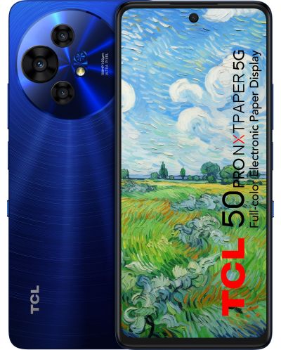 Смартфон TCL 50 NXTPAPER 5G 8GB 256GB, Синна ниска цена с бърза доставка - BestPC.BG