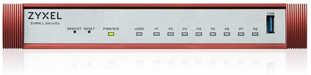 Рутер/Маршрутизатор Защитна стена ZYXEL USG FLEX 100H 8x1Gbps, 1xUSB, без лицензна ниска цена с бърза доставка - BestPC.BG