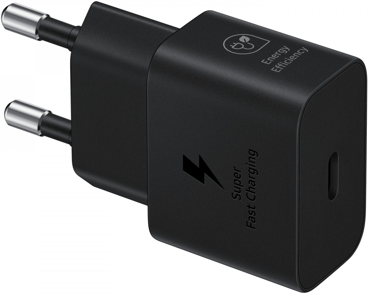 Кабел/адаптер SAMSUNG Power Adapter 25W USB-C GaN with Cable Blackна ниска цена с бърза доставка - BestPC.BG