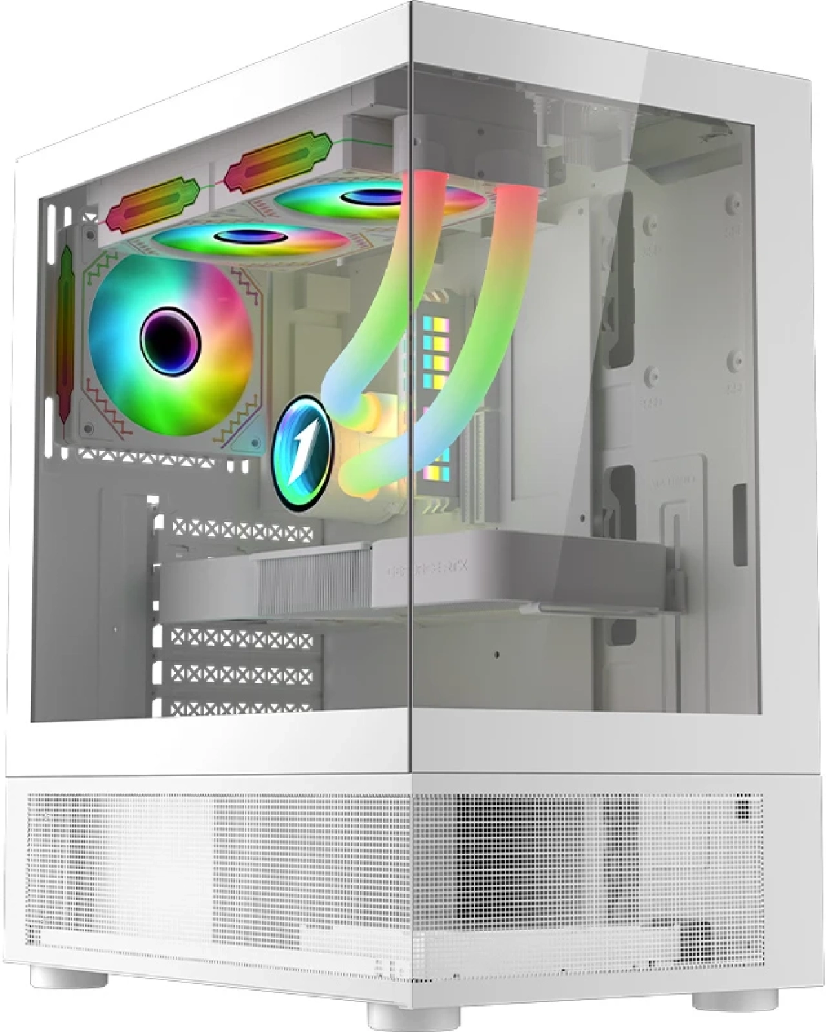 1stPlayer кутия Case ATX - MIKU Mi7-A White - Reversed fans includedна ниска цена с бърза доставка - BestPC.BG