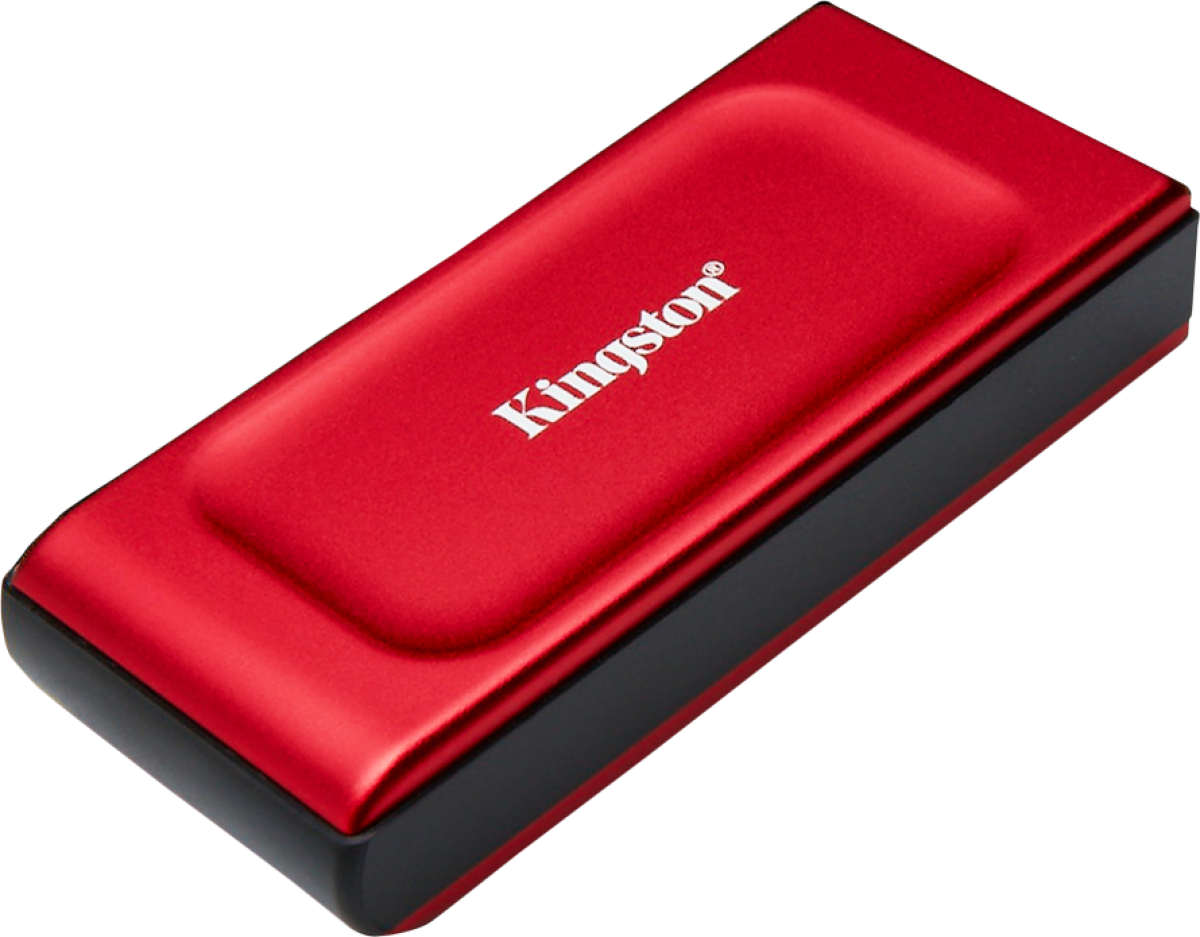 SSD външен Kingston SSD 1TB XS1000 Red External USB 3.2 Gen 2 Portable Solid State Driveна ниска цена с бърза доставка - BestPC.BG