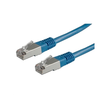 Медна пач корда Patch cable FTP Cat. 5e 0.5m, Blue 21.15.0184на ниска цена с бърза доставка - BestPC.BG