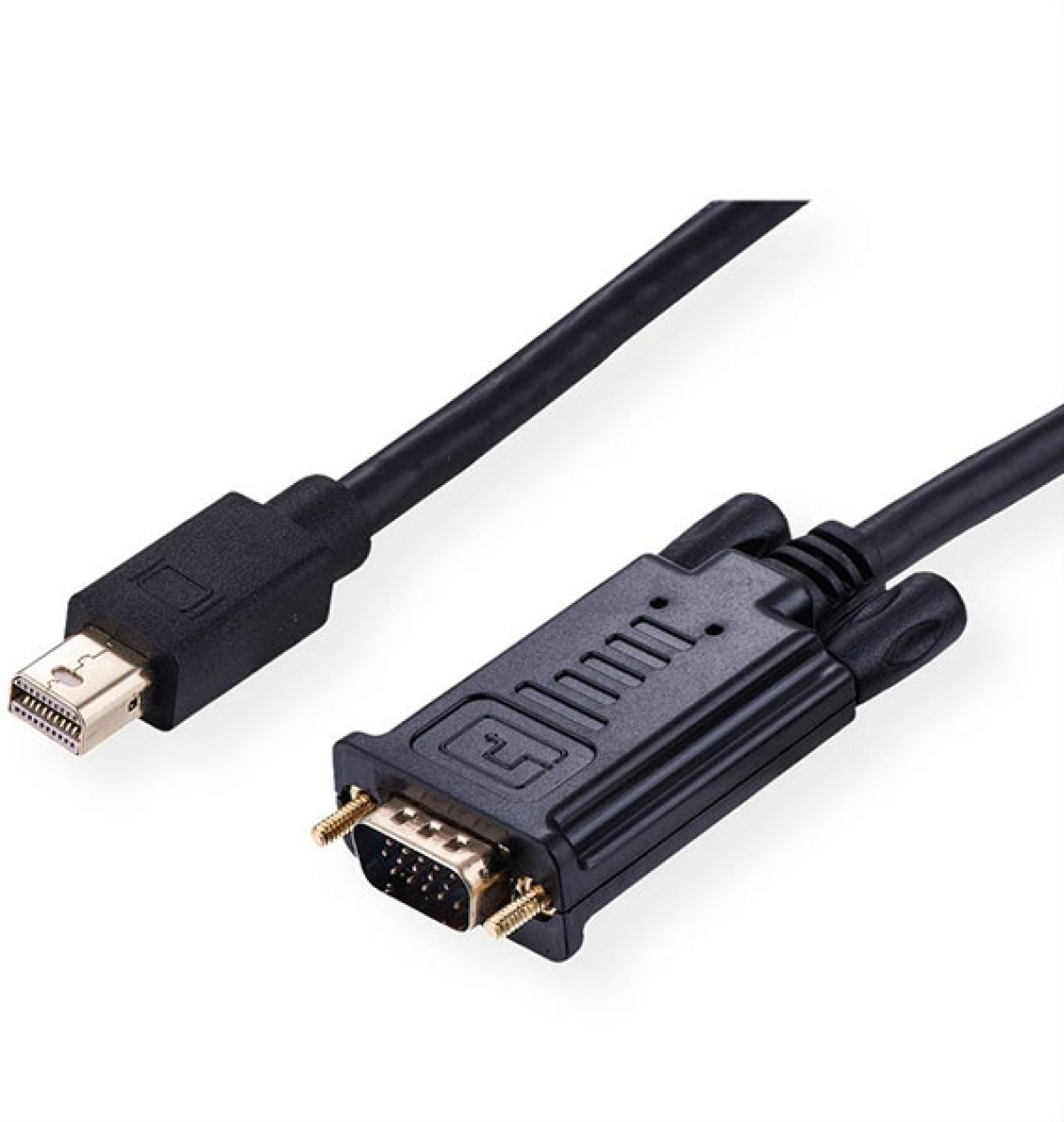Кабел/адаптер Cable Mini DP M - VGA M, 2m, Roline 11.04.5977на ниска цена с бърза доставка - BestPC.BG
