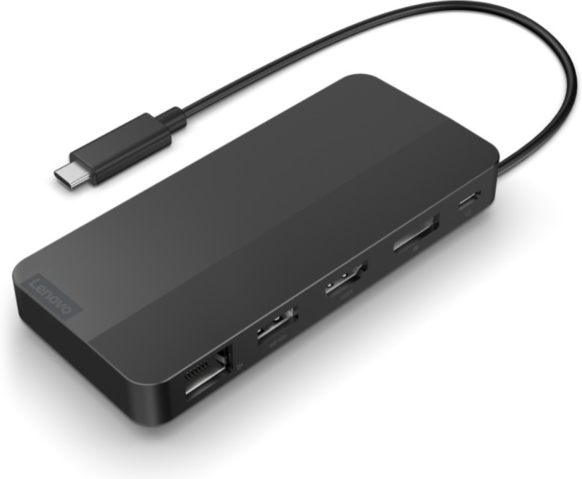 Докинг станция LENOVO 40B90100EU, 1x HDMI2.1, 1x DP1.4, 1 xUSB-A, 2x USB-C, 1x RJ45, 65W, 3840 x 2160, 100Wна ниска цена с бърза доставка - BestPC.BG