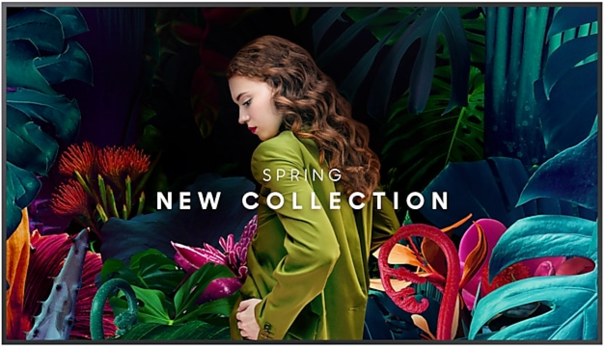 Интерактивна дъска/дисплей SAMSUNG QB43C, 43" 4K UHD, 2x10W, 3x HDMI, USB 2.0, LAN, WiFi, BT, 350 nit, 8ms, 8 GB, Черенна ниска цена с бърза доставка - BestPC.BG