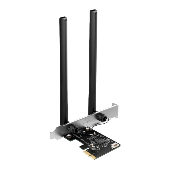 WiFi безжична карта/адаптер Безжичен PCIe адаптер Mercusys MA30E AC1200на ниска цена с бърза доставка - BestPC.BG
