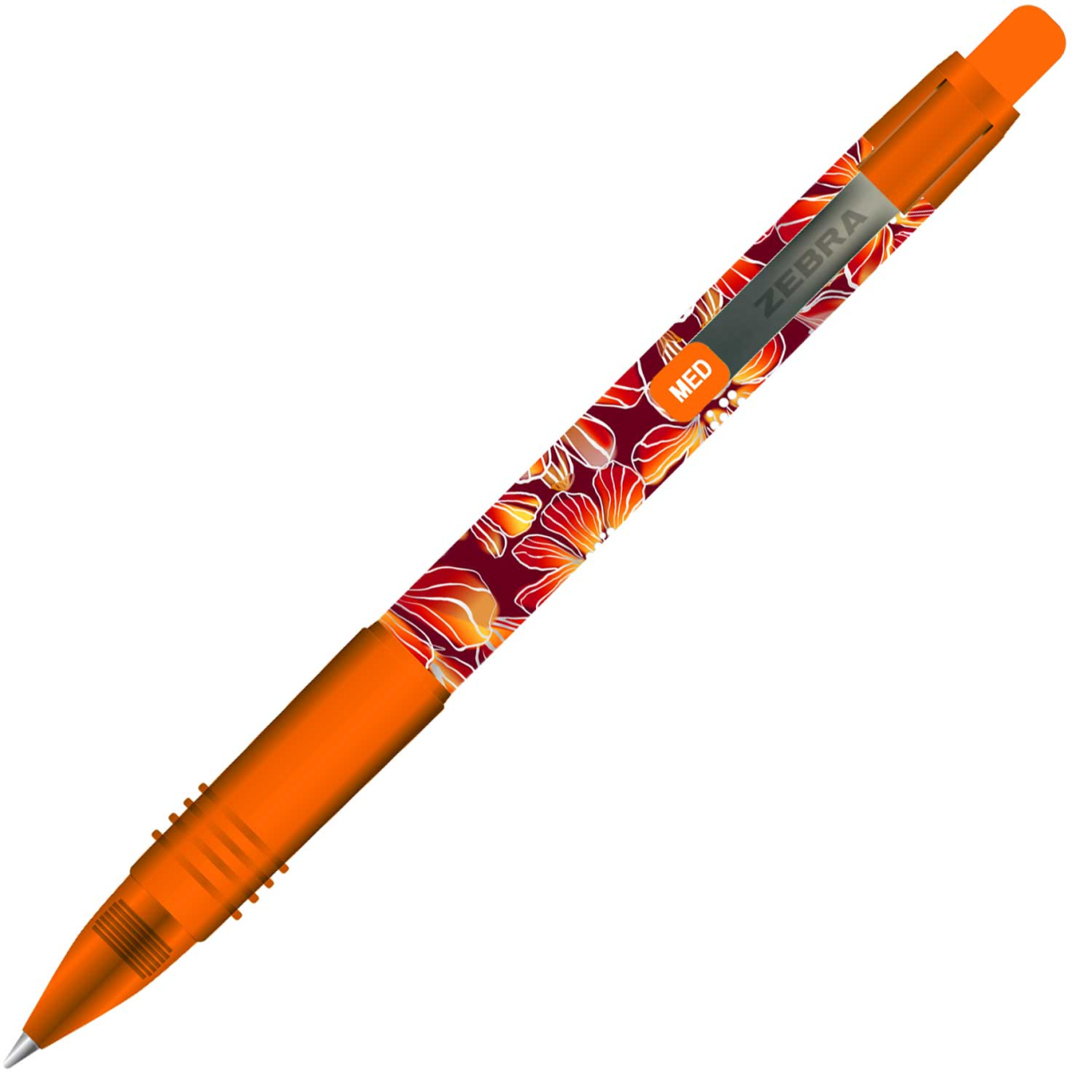 Zebra Химикалка Z-Grip Tropical, 1.0 mm, оранжевана ниска цена с бърза доставка - BestPC.BG