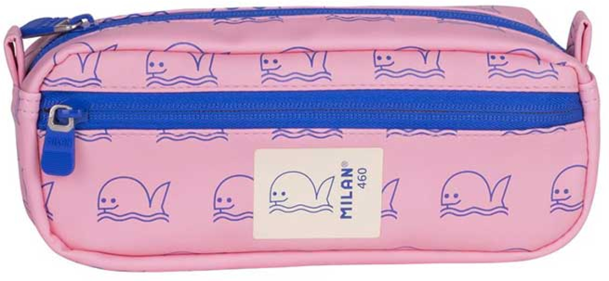 Milan Несесер 460, с 2 ципа, светлорозовна ниска цена с бърза доставка - BestPC.BG