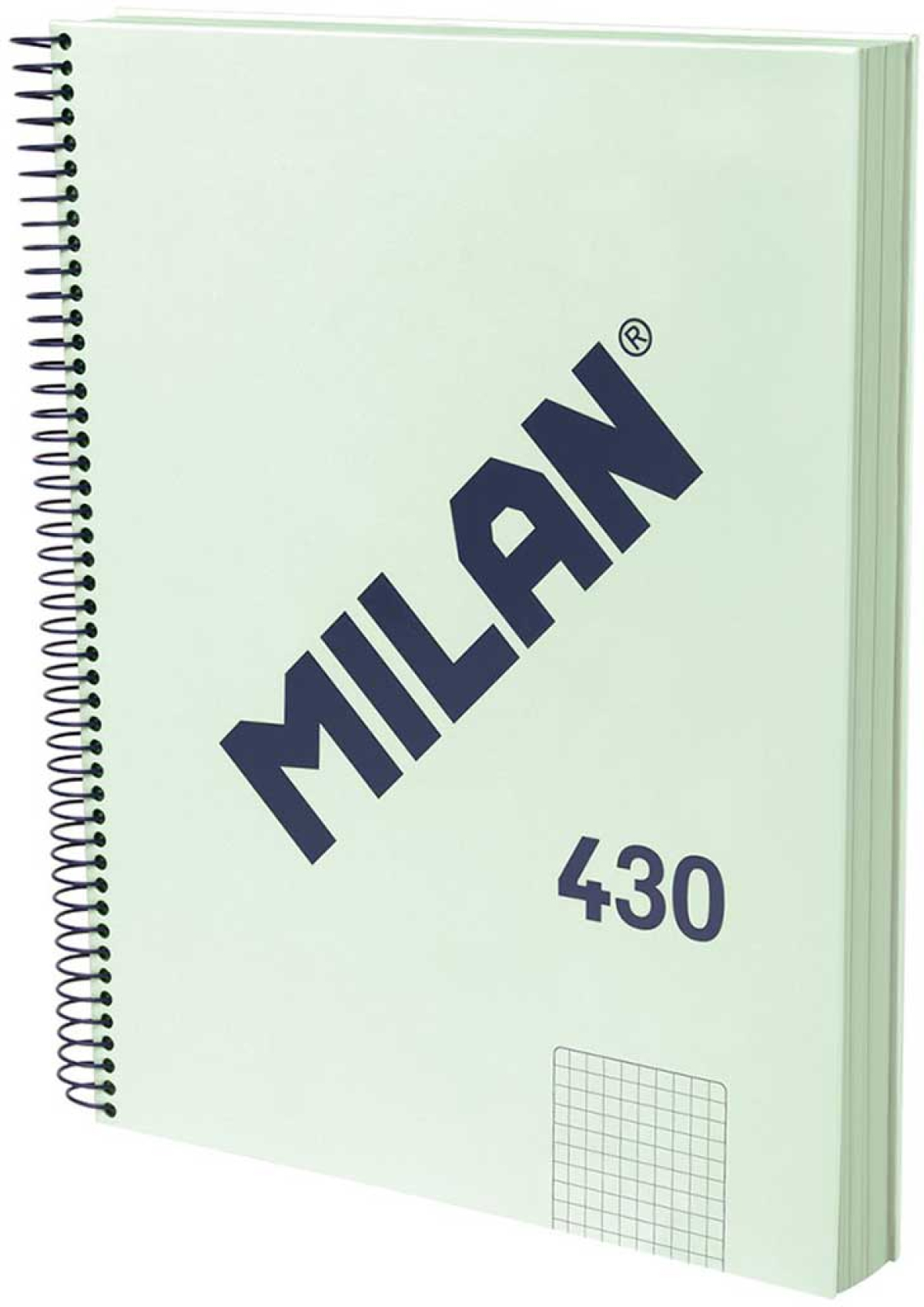 Milan Тетрадка 1918, А4, малки квадратчета, твърда корица, 120 листана ниска цена с бърза доставка - BestPC.BG