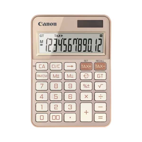 Canon Настолен калкулатор KS-125KB, 12-разряден, розово златона ниска цена с бърза доставка - BestPC.BG
