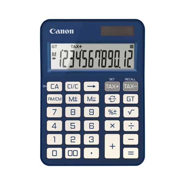 Настолен калкулатор Canon KS-125KB, 12-разряден, синна ниска цена с бърза доставка - BestPC.BG