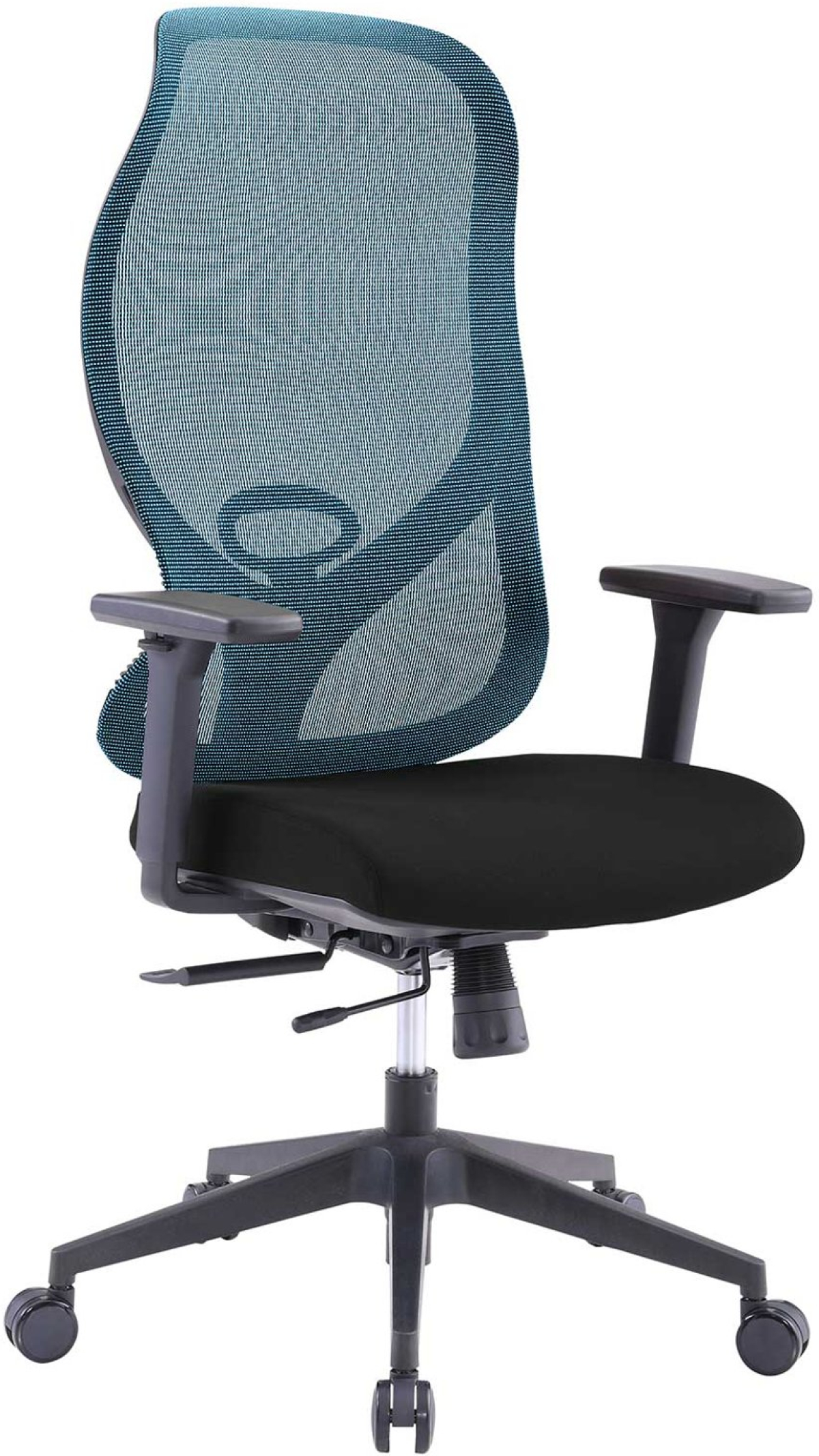 RFG Директорски стол STAR HB, Меш, Дамаска, 3D подлакътници, Synchronous механизъм, Синна ниска цена с бърза доставка - BestPC.BG