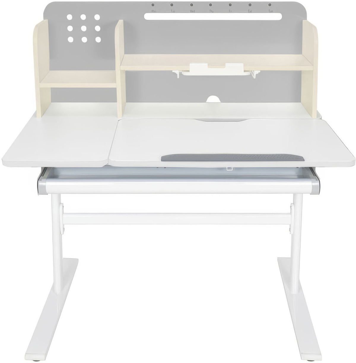 Бюро Бюро RFG с регулируема височина Ergo Light 1003A, MDF плот, метални крака, сивона ниска цена с бърза доставка - BestPC.BG