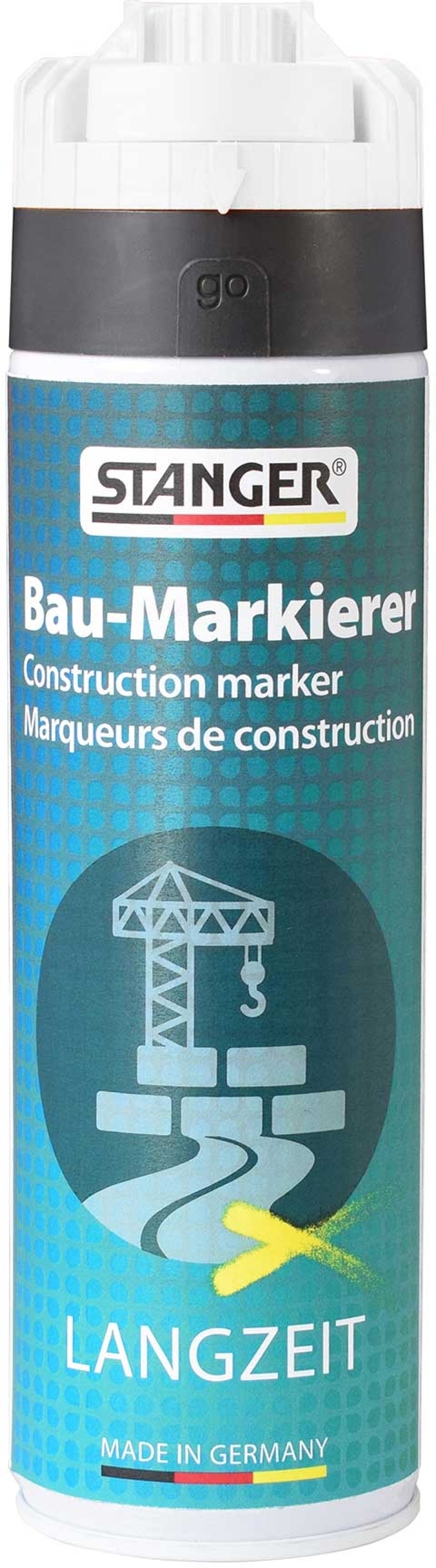 Продукт Stanger Спрей за маркиране Longterm Stop & Go, бялна ниска цена с бърза доставка - BestPC.BG