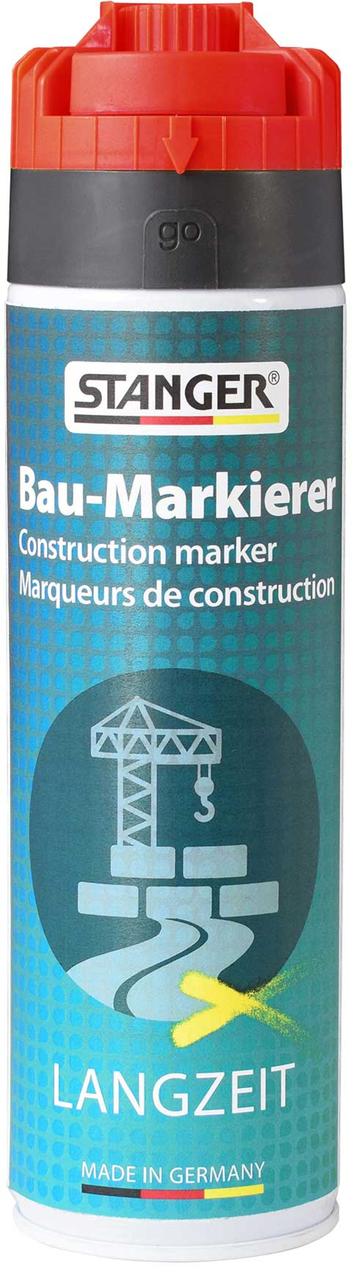 Продукт Stanger Спрей за маркиране Longterm Stop & Go, червенна ниска цена с бърза доставка - BestPC.BG