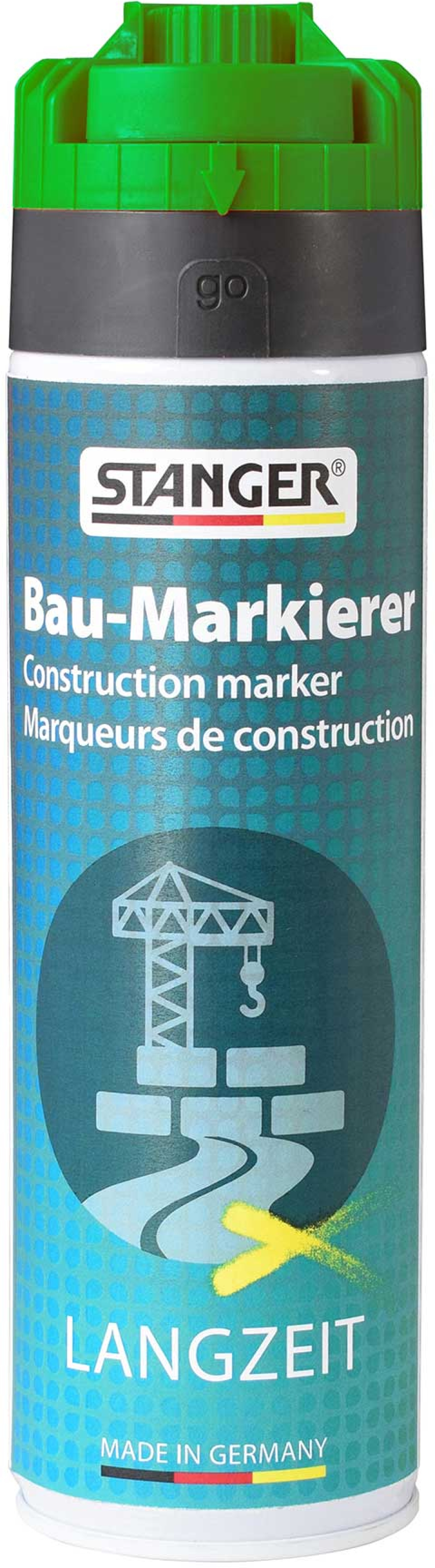 Продукт Stanger Спрей за маркиране Longterm Stop & Go, зеленна ниска цена с бърза доставка - BestPC.BG