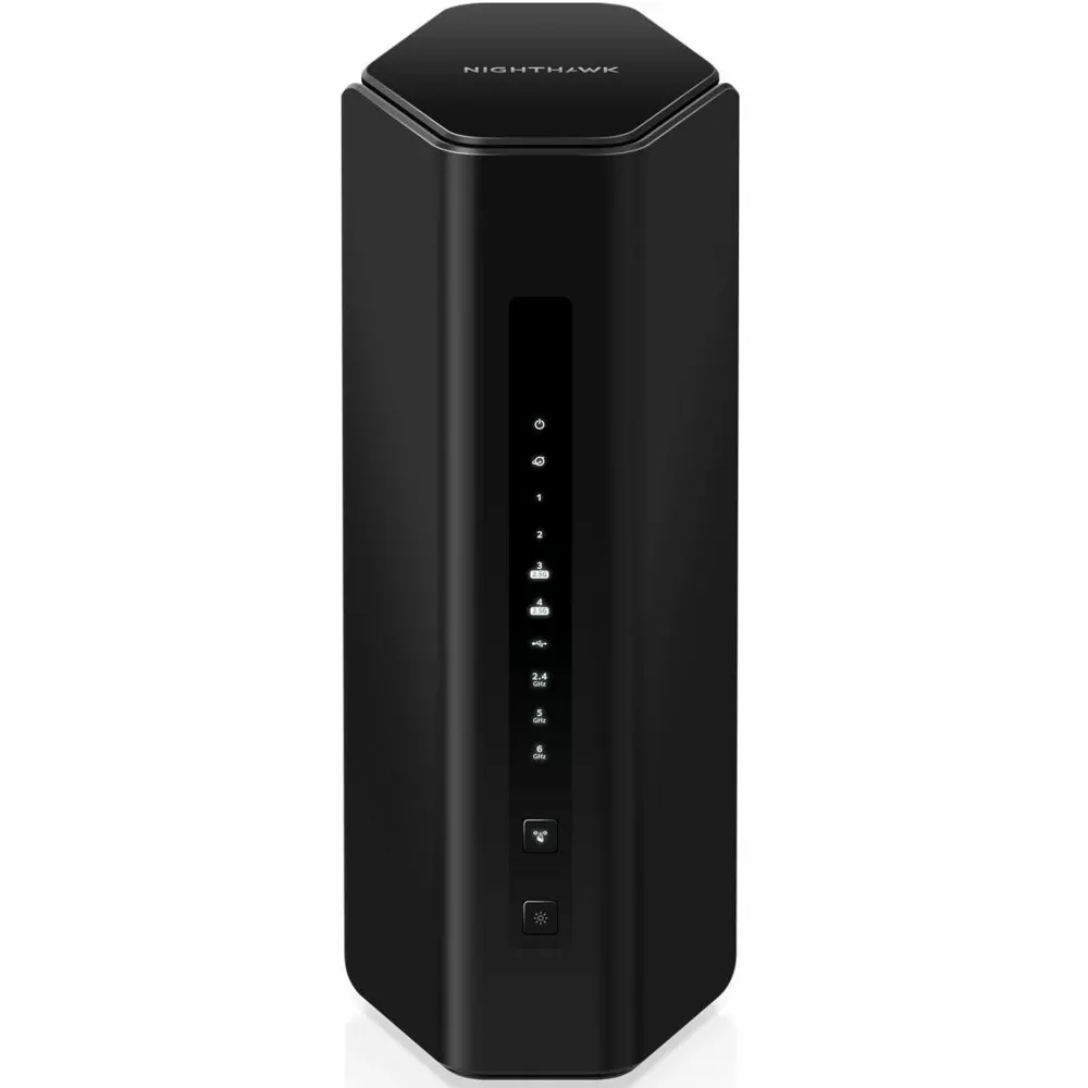 Безжичен рутер Netgear Nighthawk WiFi 7, RS300 - 9.3 Gbps за игри, Трибандов, 2 GHz, 2 GB оперативна памет, 512 MB флаш паметна ниска цена с бърза доставка - BestPC.BG
