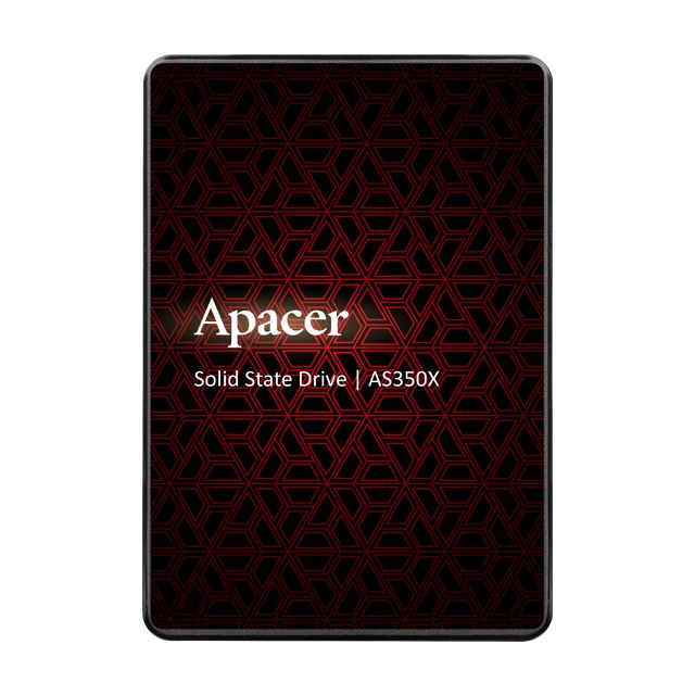 SSD Apacer AS350X, 512GB, 2.5", SATA 3 6Gb/, До 560 MB/s, TRIM, 3D NAND TLC Flash, Черенна ниска цена с бърза доставка - BestPC.BG