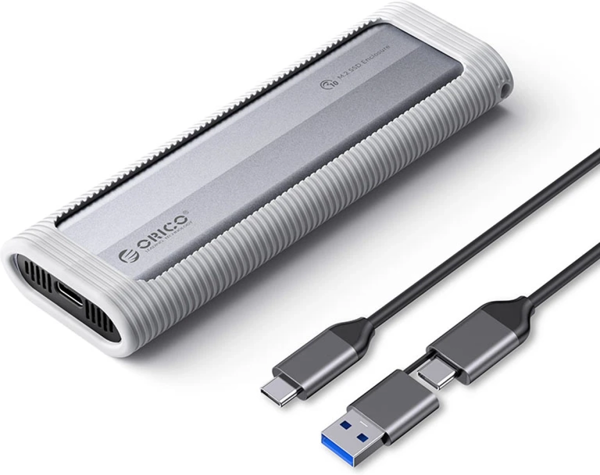 USB Хъб Orico външна кутия за диск Storage - Case - M.2 NVMe M-key 10 Gbps, Silicone Caseна ниска цена с бърза доставка - BestPC.BG