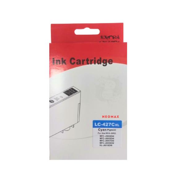 Касета с мастило ГЛАВА ЗА BROTHER MFC-J5955DW/J6955DW/J6957DW - LC427XLC - Cyanна ниска цена с бърза доставка - BestPC.BG